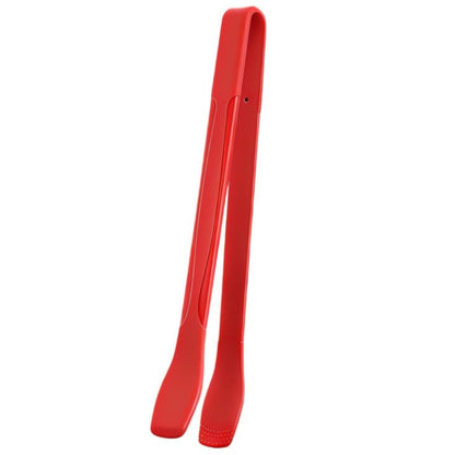 Sylan Silicone Tongs for Cooking, Red Heat Resistant Kitchen Tongs with Silicone Tips (11inch), Non-Scratch Food Tongs for Flipping, Serving, Salad, BBQ Serving Toast, Dishwasher Safe